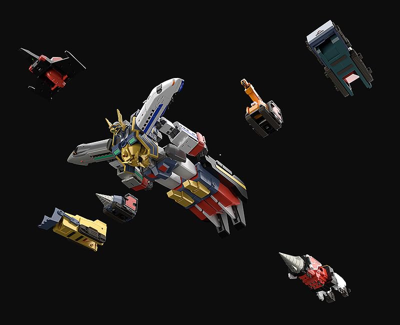 Brave Express Might Gaine THE Combination Might Kaiser Plastic Painted Movable Figure Non-scale