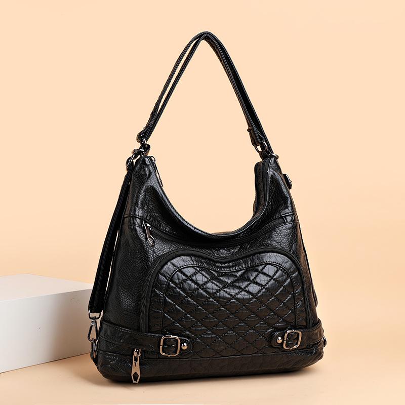 Женская сумка весна-лето переносная сумка через плечо большая вместимость женская ретро-текстурная сумка