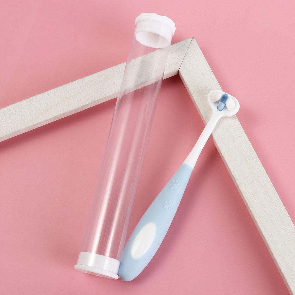 Мягкая щетина трехсторонняя зубная щетка мультяшная V-образная трехсторонняя зубная щетка уход за полостью рта