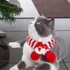 Festive Pet Neckwear - Stylish Winter Accessory for Dogs and Cats