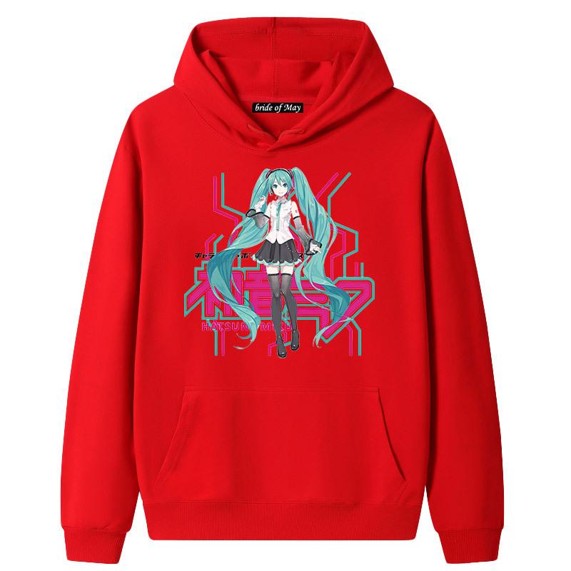 Hatsune Miku Hatsune Miku Mar Ainime Amazon Свитер с капюшоном для пары