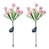 Solar Garden Lights 7 Heads Solar Simulation Flower Lamp Outdoor LED Stake Ground Lamp for Patio