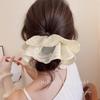New High-end Feeling Lace Large Intestine Hair Ring Female Super Fairy Head Rope Temperament Low Ponytail Hair Rope Headdress