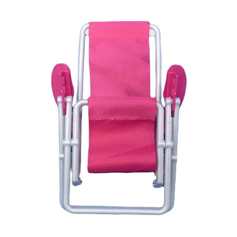 2 шт., мини складные шезлонги для детей, кукла, домашняя мебель, модель аксессуаров, миниатюрный складной шезлонг, игровой набор