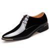 Patent Leather Men Dress Shoes 2024 New Brand Men's Business Shoes Italian Style Fashion Men Wedding Shoes Male Footwear 38-47