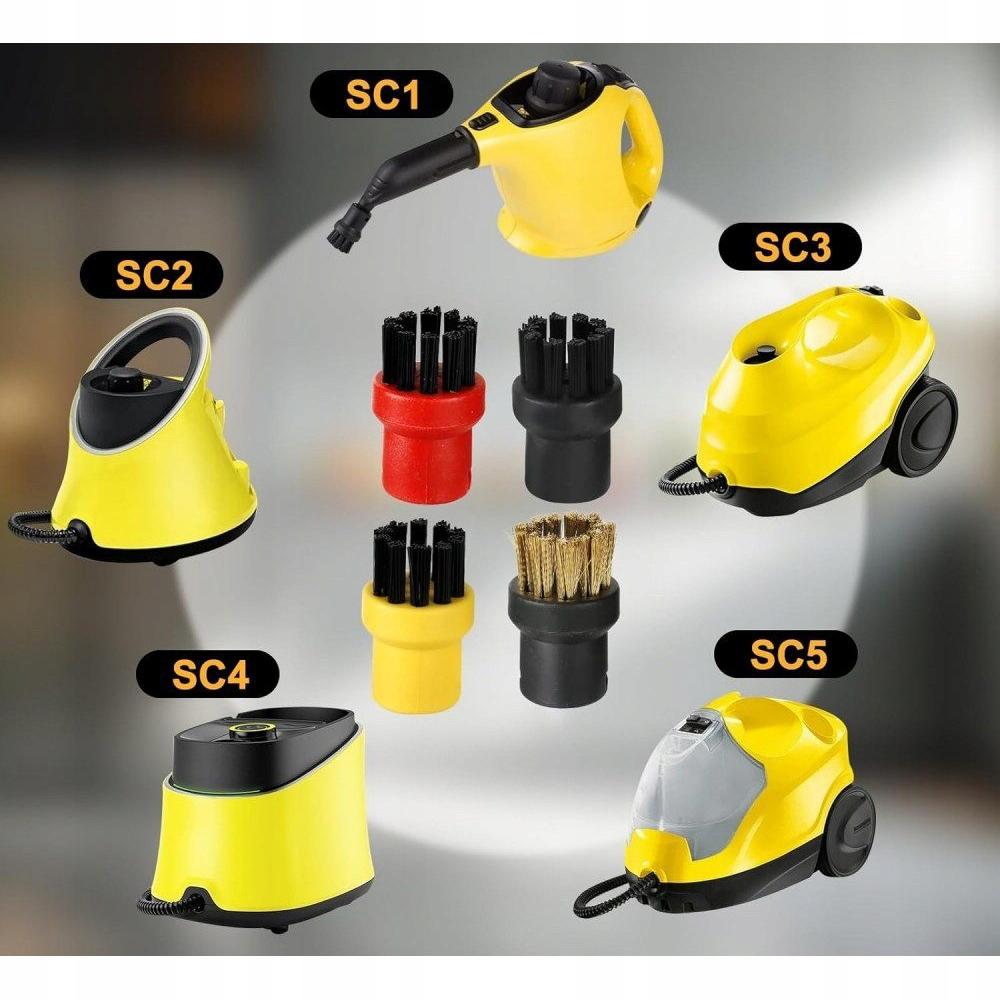 Zestaw Szczotek Nakładek Do Karcher Easyfix Sc1 Sc2 Sc3 Sc4 Sc5 Mikrofibra