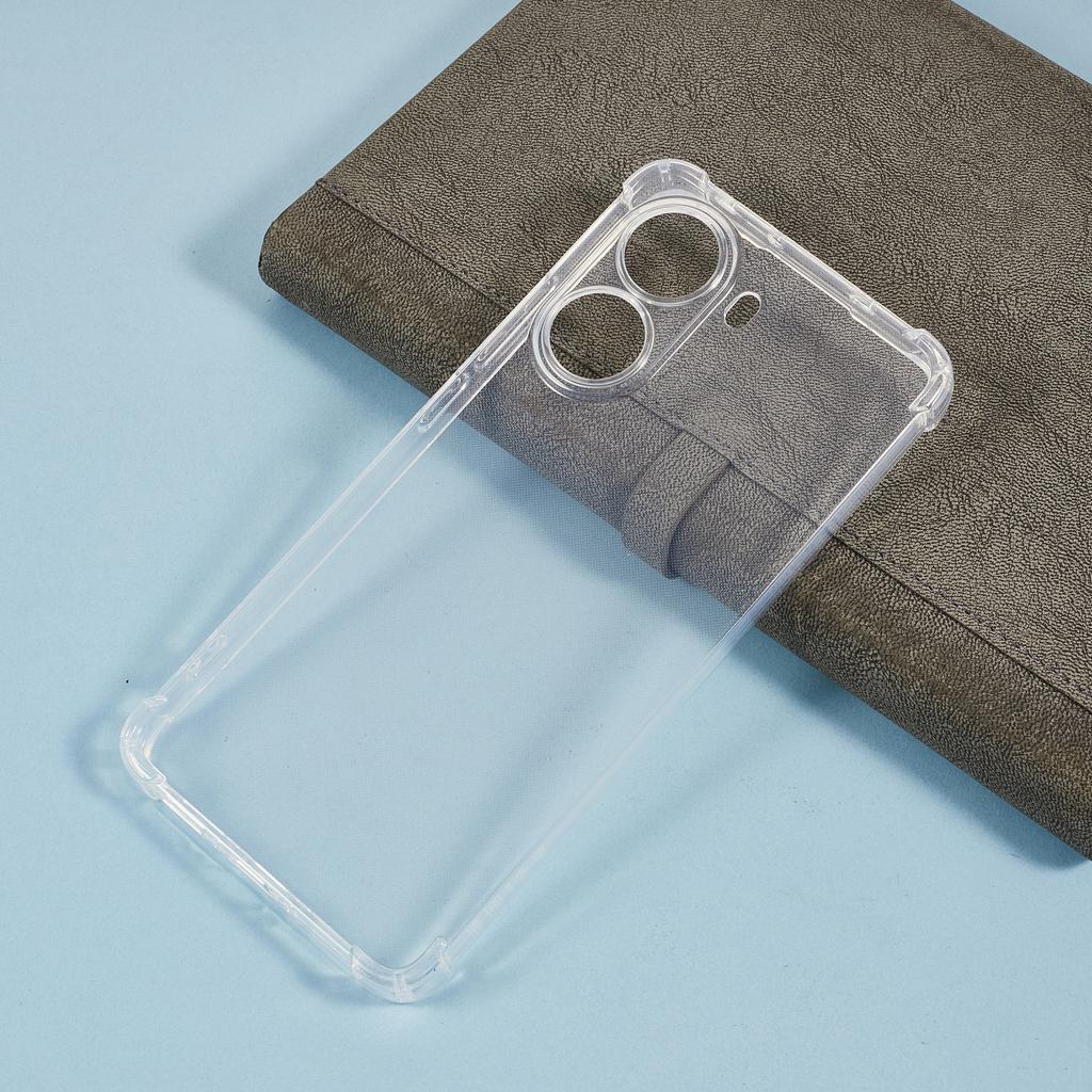 Для Xiaomi Redmi Turbo 4 5G Чехол для телефона Усиленные четыре угла Защита от падений Прозрачный чехол из ТПУ