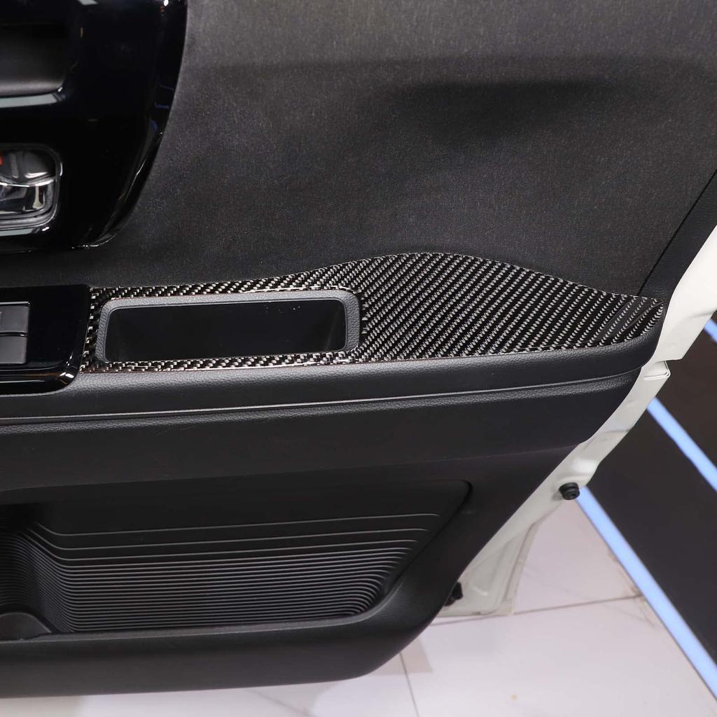 Sauicemy Set of Door Armrest Car Door Pull Handle Inner Door Door Trim Grab Protective Interior Interior Car Accessories Fiber for Honda 2-Piece