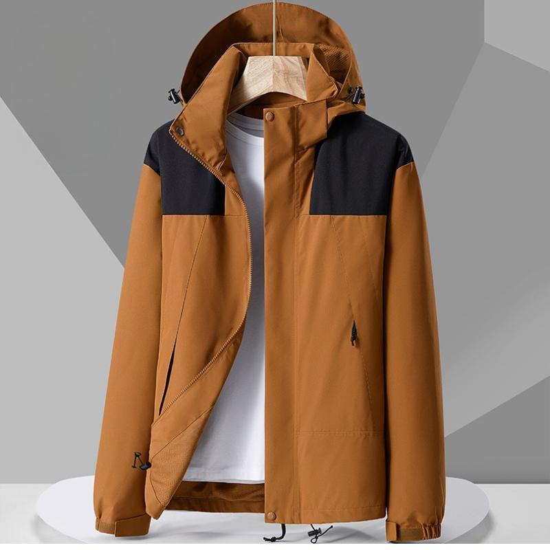 Spring Outdoor Windproof, Waterproof and Wear-resistant Jacket, Jacket, Single-layer Mountaineering Jacket for Men