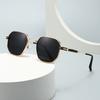 New European And American Style Men'S Aviator Glasses Retro Metal Square Frame Sunglasses Ready Stock 1435