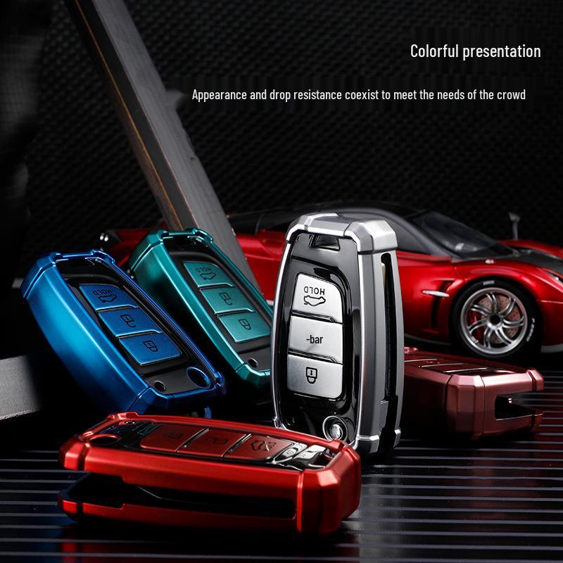 Защитный чехол для ключа Hyundai Verna 2020 & Elantra - Противоударный чехол с пряжкой