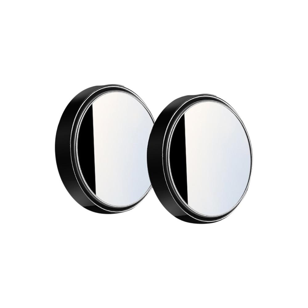 2Pcs 360 Degree Adjustable Blind Spot Mirror Car Auxiliary Rearview Convex Mirror Round Frame Wide Angle Mirrors for Car Reverse