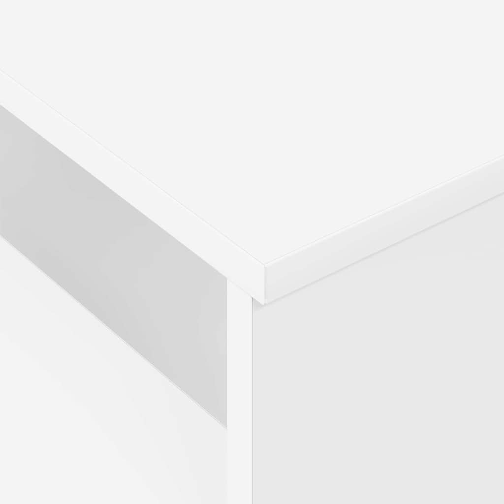 Console Table White 91.5 x 35 x 38.5 cm Particleboard