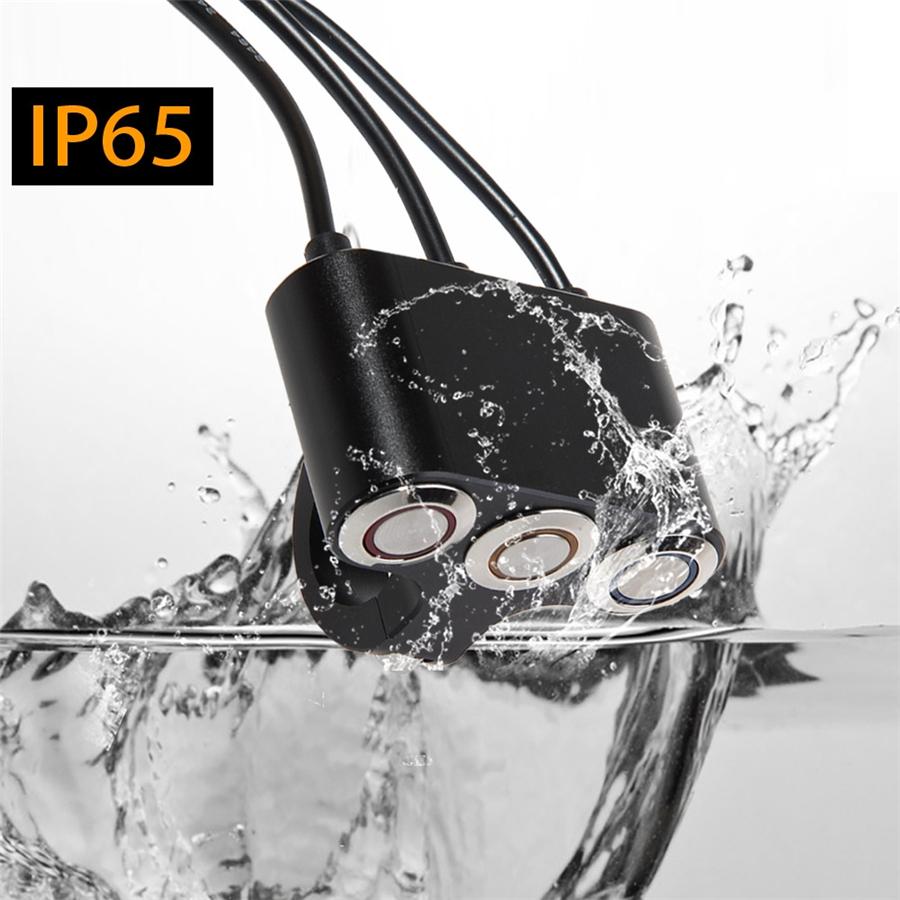 CNC 1 ДЮЙМОВЫЙ Переключатель на Руль Мотоцикла Самовозвратный и Фиксируемый для Светодиодной Противотуманной Фары Сигнала