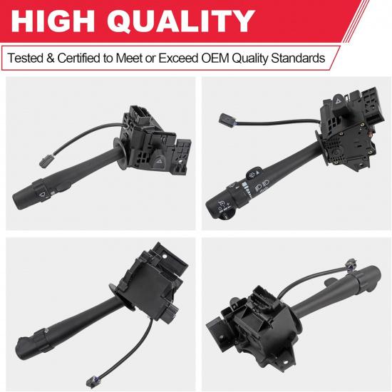 Многофункциональный переключатель указателей поворота подходит для 2002-2009 Chevy Silverado Tahoe GMC Envoy Sierra Yukon Buick Заменяет# 12450067 D6299A SW3792 CBS1149