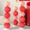 Festive Hangings Decorations Watermelon Paper Lanterns Honeycomb Balls Wedding Room Decorations