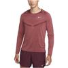 Dri-FIT ADV Long-Sleeve Running Top Solid Color Mesh Crew Neck T-Shirt Men Tops Red DV4194-681