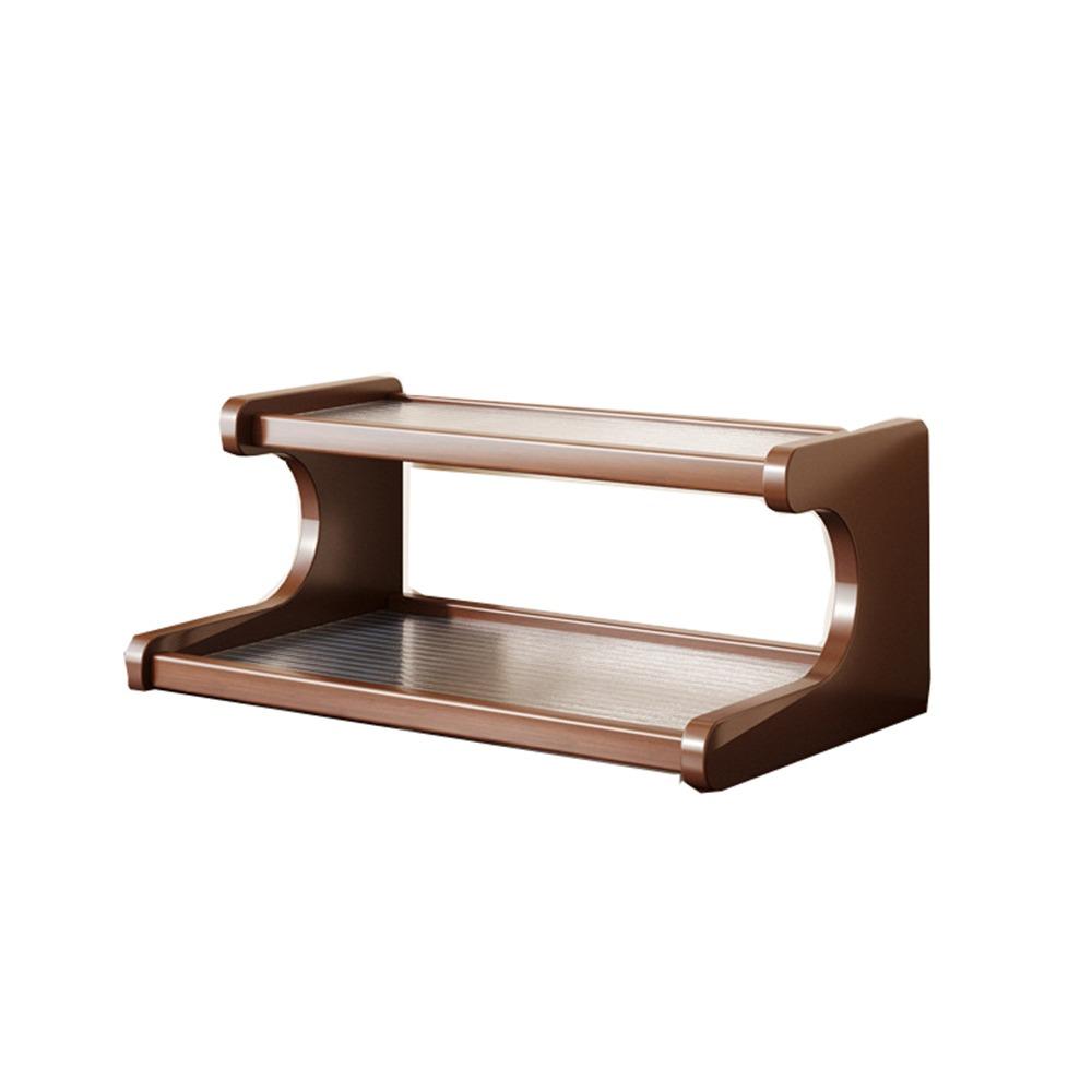 Компактная настольная стойка для хранения вещей 2/3 яруса Простой органайзер для обуви Простая настольная книжная полка Приправа