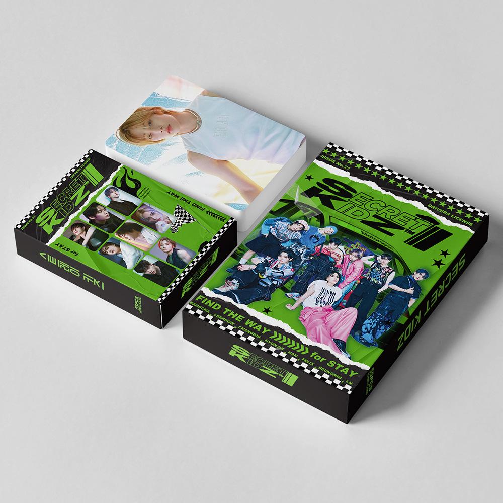Straykids 55 шт. Карточки Ломо Серия Secret Kidz Карточки Ломо Skzoo Kpop Корейская Волна Карточки-Постеры Карточки для Коллекции DIY