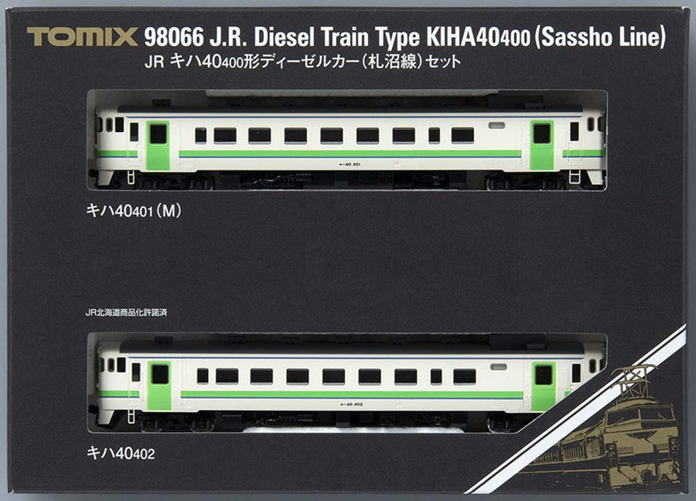 TOMIX N gauge Серия Kiha 40 400 Линия Сассё набор 2 вагона 98066 Железнодорожная модель Дизель-поезд