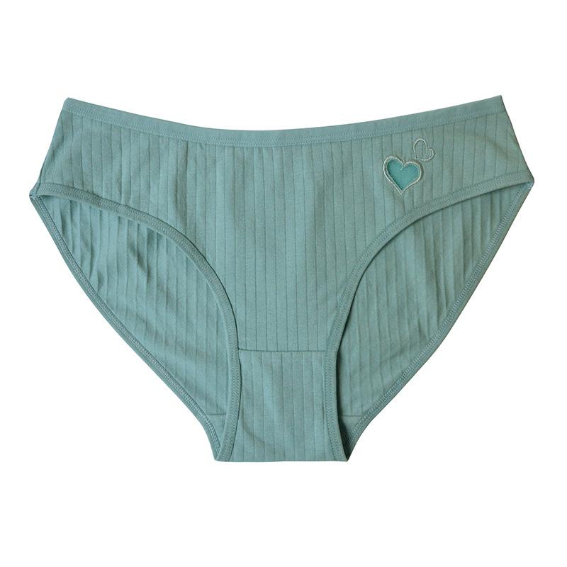 Мягкие и дышащие высококачественные удобные хлопковые трусики для девочек со средней талией, для студентов, милые женские трусики-треугольники, женские летние хлопковые сексуальные трусики