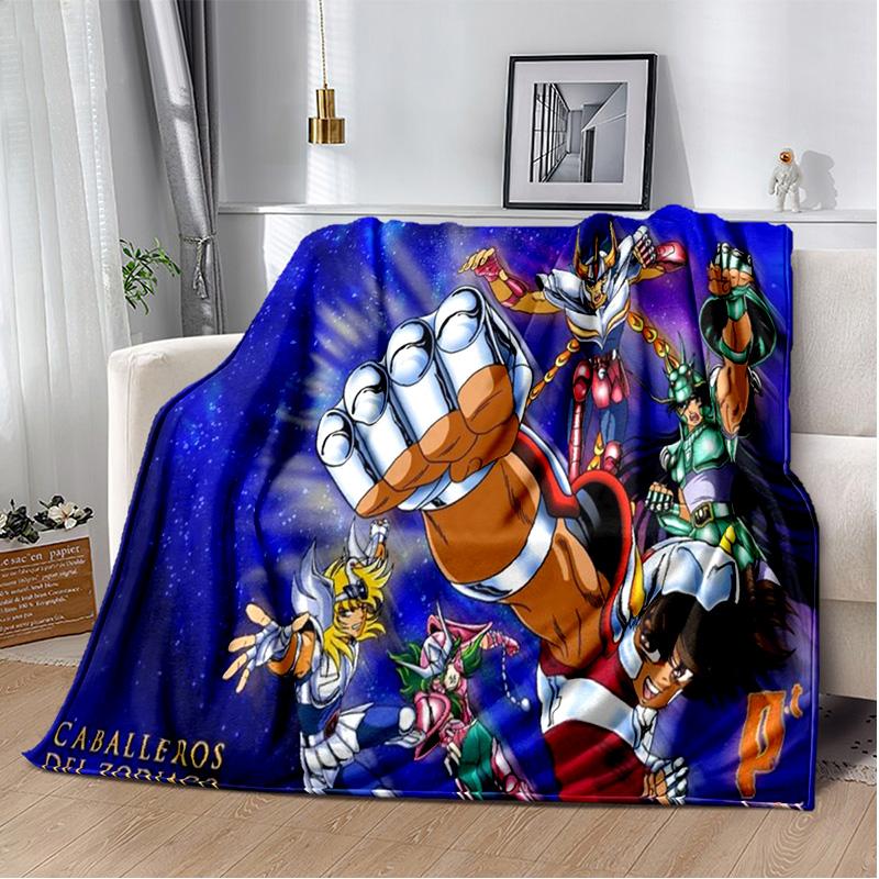 3D Ретро Saint Seiya одеяло с героями мультфильмов, мягкое одеяло для дома, спальни, кровати, дивана, пикника, путешествия, офиса, одеяло, детское одеяло