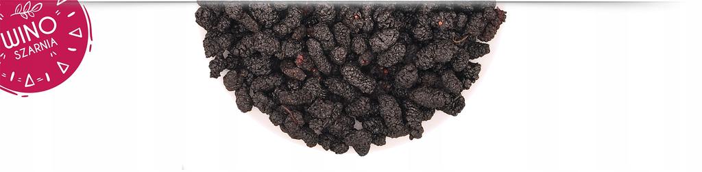 Morwa czarna cała suszona - 100g Naturalna słodycz bez dodatku cukru
