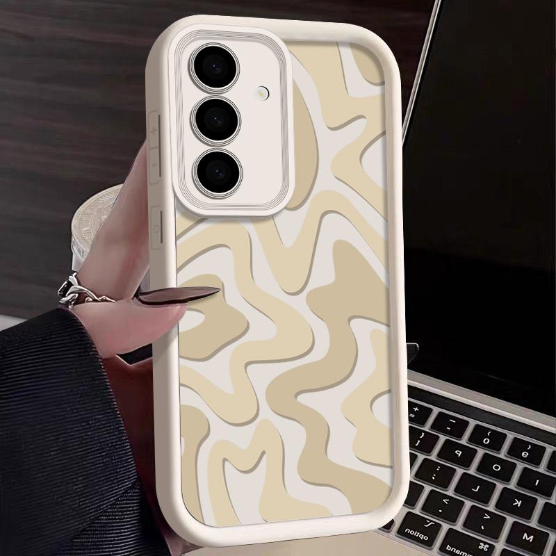 Чехол для телефона с текстурой цветной полоски для Samsung S26 S25 S24 FE S23 S22 Ultra S21 Plus S20 FE A55 A54 A35 A34 A14 A17 A27 A37 A57 5G Ударопрочный чехол