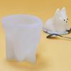 3D Shape Silicone Cat Mold Reusable Jelly Bowl Durable Cake Mold  Kitchen Use