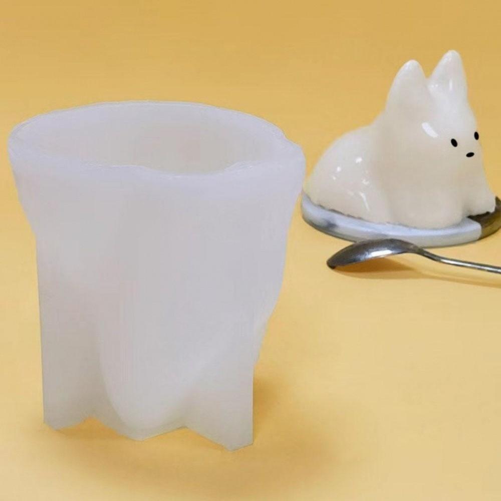 3D Shape Silicone Cat Mold Reusable Jelly Bowl Durable Cake Mold Kitchen Use