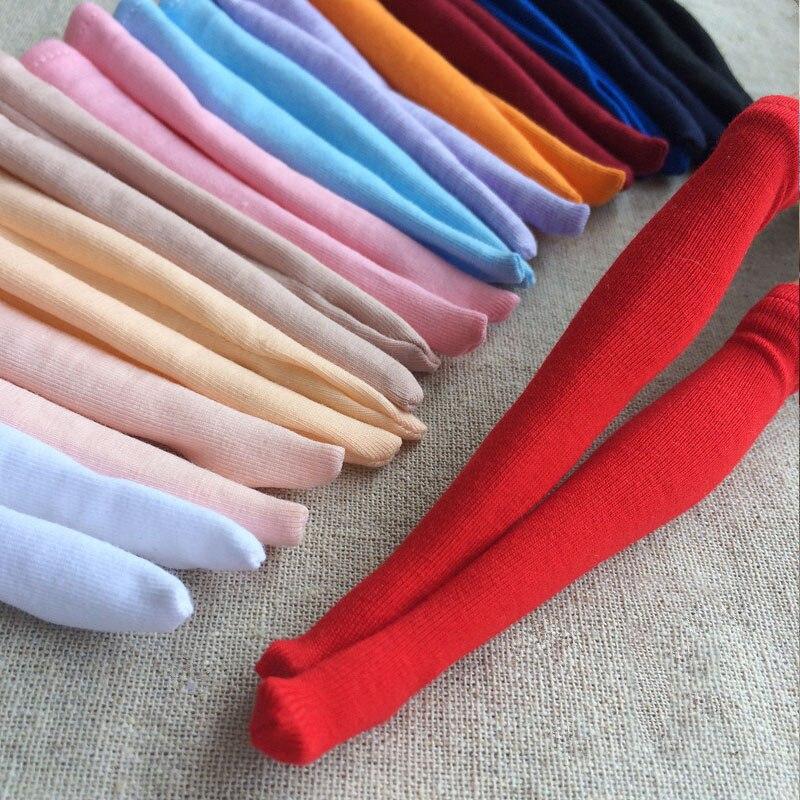 5 пар/лот, чулки разных цветов для куклы Блайз 1:6, носки для Барби, высокие носки выше колена для куклы Блайз Момоко OB