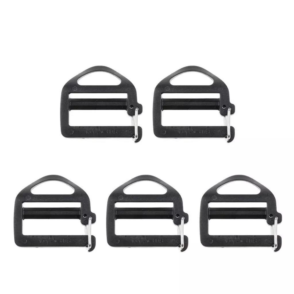 Зажим для ремня с крючком 25 мм, 1-дюймовый ремень, пряжка с открытым замком, соединительная застежка, скользящая пряжка, сменный слайдер для лестницы