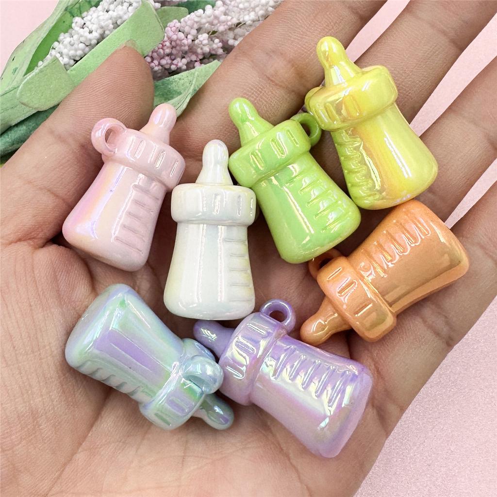 Модные свободные бусины DIY 5 шт. Материал ручной работы Аксессуары для ювелирных изделий для поделок Кормящая бутылочка 20,8*33,7 мм Подвески