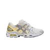 (w) Asics Gel-nimbus 9 White Silver Yellow
