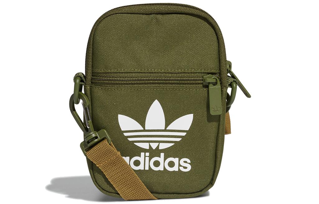 adidas Оригинальная сумка через плечо из полиэстера Regular Унисекс Зеленая GN5462