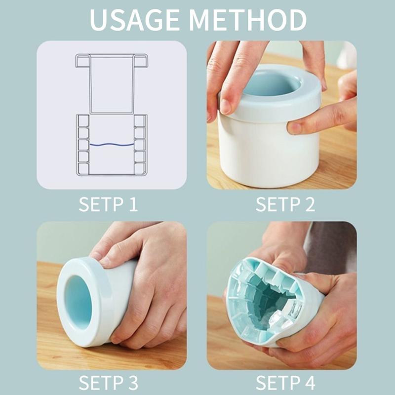 Силиконовая форма для льда, круглый цилиндр, форма для изготовления кубиков льда, ледогенератор, бар, кухонные аксессуары, посуда, домашний коктейль, инструменты для изготовления кубиков льда