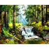 Diamond Embroidery Waterfall Landscape Picture Of Rhinestone 5D Diamond Painting Mosaic Needlework Handmade Gift