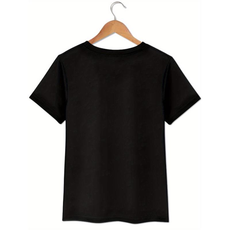 [Casual Flower T-shirt] Women's Casual Flower Pattern Printed T-shirt | Short-sleeved Round Neck, Spring and Summer, Vacation, Machine Washable,