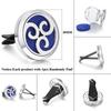 Decorative Car Vent Clip Oil Diffuser Stainless Steel Aromatherapy Accessory