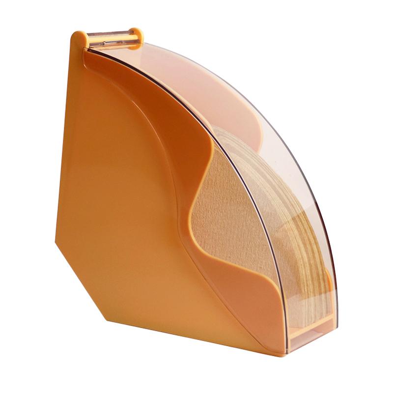 Ручной держатель для кофейного фильтра с акриловой крышкой, держатель для хранения бумажных фильтров, инструменты для бариста для кухонной утвари