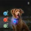 4 Modes Night Clip-On Dog Collar Light, Waterproof Large Capacity USB Rechargeable Dog Light for Night Walking, Climbing, Camping, Biking, Running