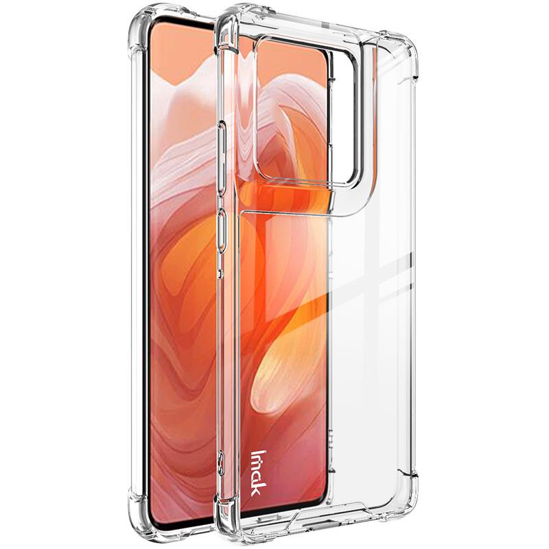 IMAK For Motorola Edge 50 Ultra 5G/Moto X50 Ultra 5G Case PC+TPU Clear Phone Cover