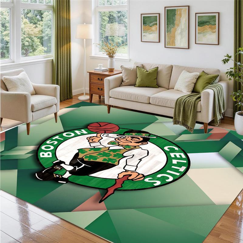 Celtic FC Design Crystal Velvet Rug Soft Decorative Mat for Bedroom Entrance