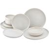 CreaTable Uno Offwhite Tableware Set, 12 Pieces (33065)