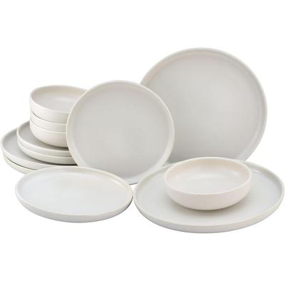 Набор столовой посуды CreaTable Uno offwhite, 12 предметов (33065)