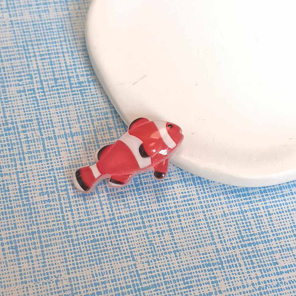 Plastic Animal Mini Fish Resin Cabochons Ocean Animal Charms for Slime,DIY Crafts,Scrapbooking Embellishment