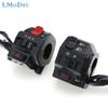 LMoDri черный универсальный алюминиевый 7/8 "22 мм мотоциклетный переключатель на руле мотоциклетный сигнал поворота управление фарами