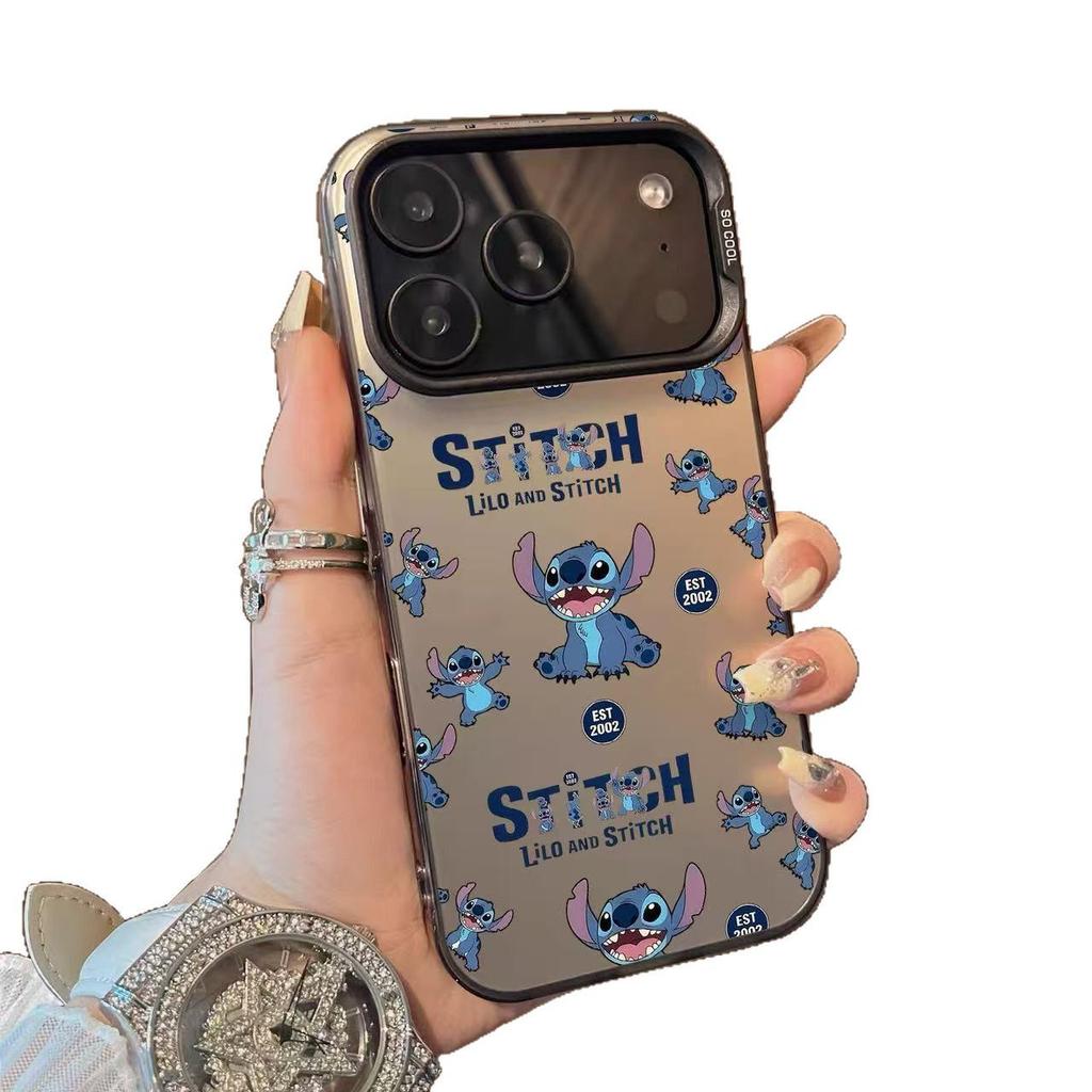 Чехол Apple iPhone 17 Pro с полным экраном и швом: Серебристый чехол с защитой от падения для iPhone 16/15/14/13