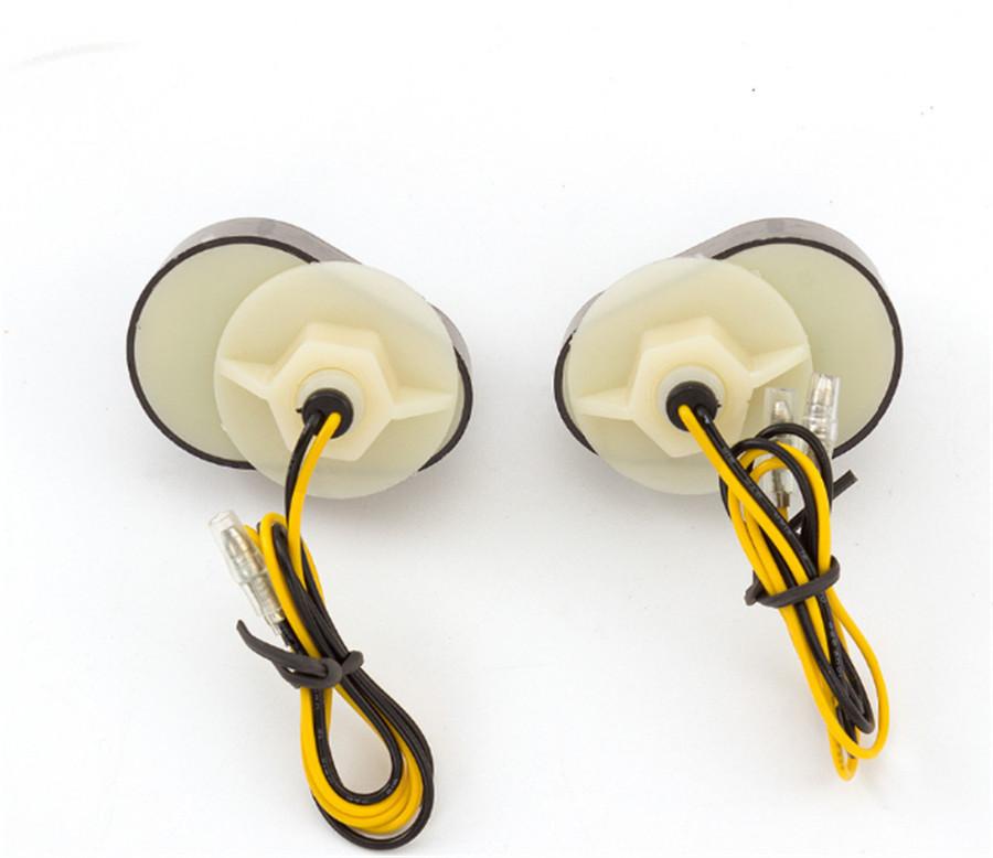 12V Motorcycle Turn Signal Indicators Light Turning Lamp For Kawasaki ZRX1200 ZX9R Z750 ZX7R