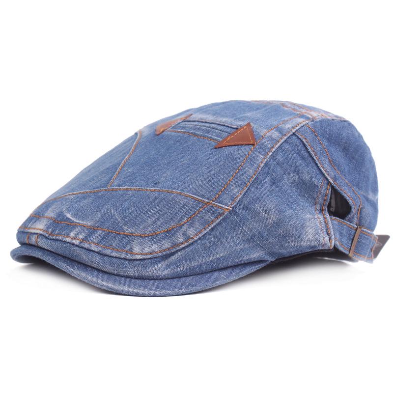 Ковбойский берет мужской шляпа Forward Hat Outdoor Travel Sun Hat Корейская версия Vintage Women's Duckbill Hat